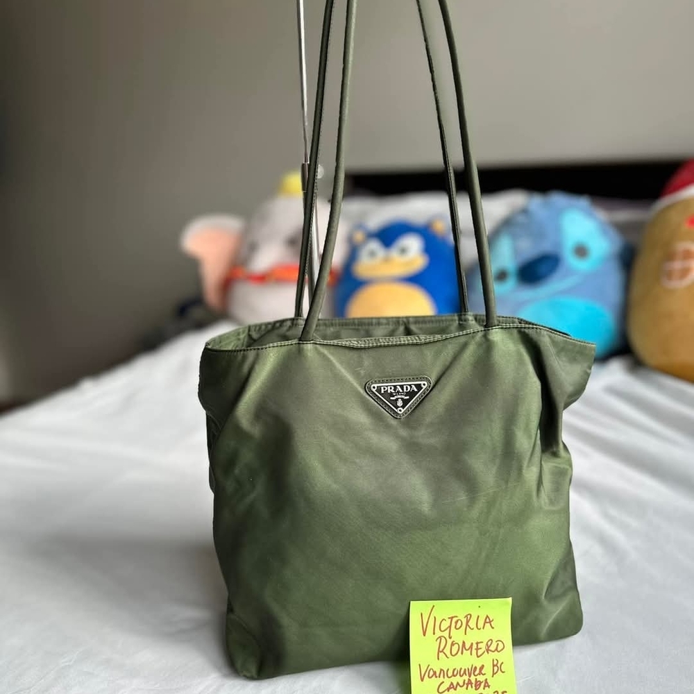 Prada Forest Green Women's Tote